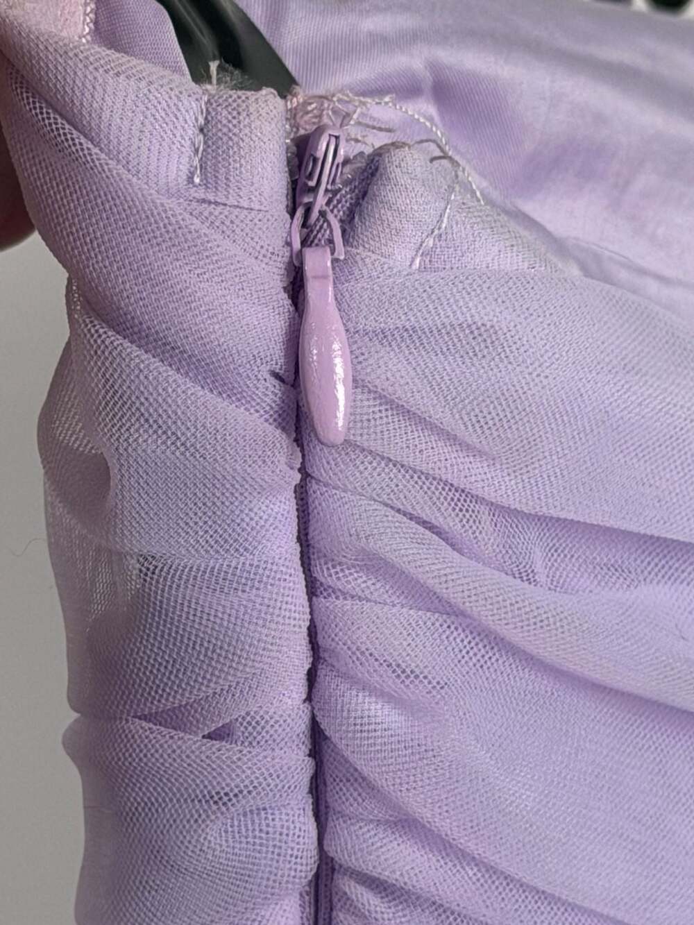 Beginning Boutique Birthday Girl Lilac Strapless Ruffled Mini Party Dress - Picture 5 of 9